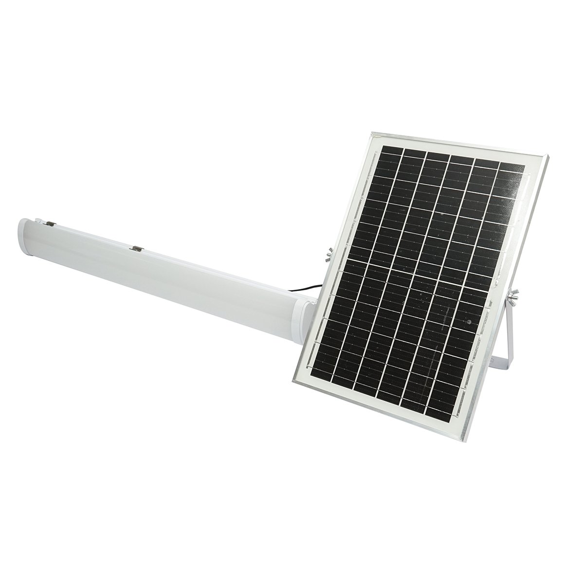 Lampa LED 300W, 6500K cu panou solar policristalin, telecomanda si acumulator 7200mAh IP20 Breckner Germany